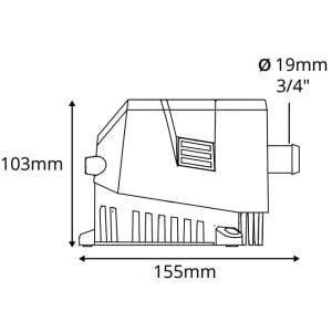 Sahara Sintine Pompası Mk2 800 24V