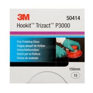 3M Trizact Hookit P3000 Hassas Finisaj Diski 150mm 15 Disk