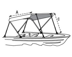 Alüminyum Portatif Tente 175x180mm