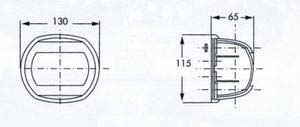 Seyir Feneri Maxi 20 Krom 12V