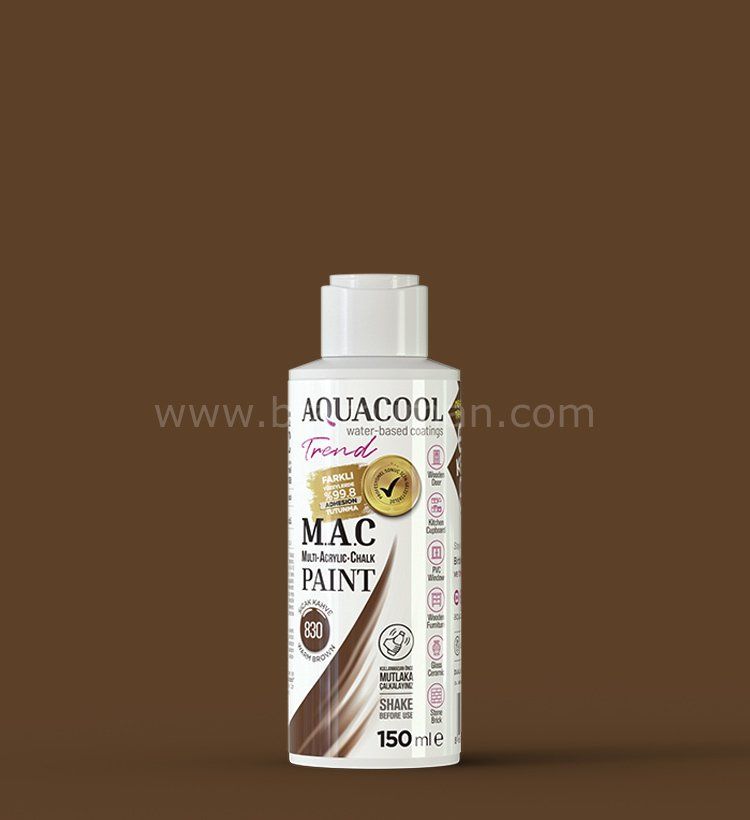 Trend M.A.C Su Bazlı Sıcak Kahve 830  Lake Boya 150 ml