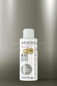 Trend M.A.C Su Bazlı Akrilik Vernikli Lake Metalik 903 Platin  Boya 120 ml