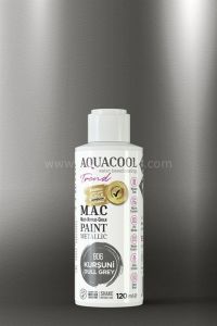 Trend M.A.C Su Bazlı Akrilik Vernikli Lake Metalik906 Kurşuni Boya 120 ml