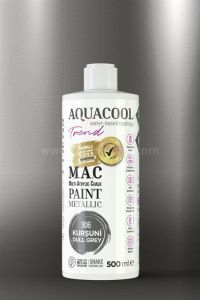 Trend M.A.C Su Bazlı Akrilik Vernikli Lake Metalik906 Kurşuni Boya 120 ml