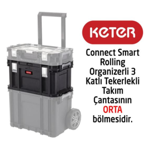 Keter 17205288 Smart Rolling Portatif Çanta 21.4''